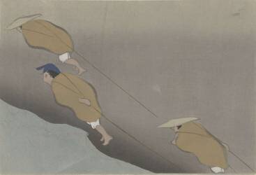 Pulling a boat (Kamisaka Sekka) - Muzeo.com