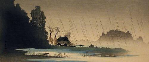 Rain at Igusa (Takahashi Hiroaki) - Muzeo.com