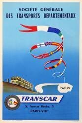 Reisebus, Werbung der SGTD (anonymous) - Muzeo.com