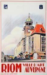 Riom, Uhrturm (Ch Taffeury) - Muzeo.com