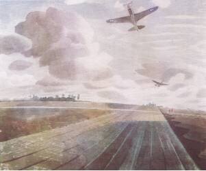 Runway perspective (Eric Ravilious) - Muzeo.com
