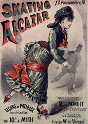 Skating Alcazar, Fg-Poissonnière 10. Leçons de patinage tous les matins... (anonymous) - Muzeo.com