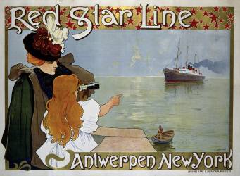 Société de navigation : Red Star Line (Henri Cassiers) - Muzeo.com