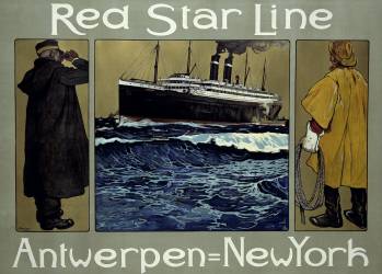 Société de navigation : Red Star Line (Henri Cassiers) - Muzeo.com
