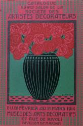 The catalogue front cover of the 'Societe des Artistes Decorateurs' 9th Salon (François-Louis Schmied) - Muzeo.com