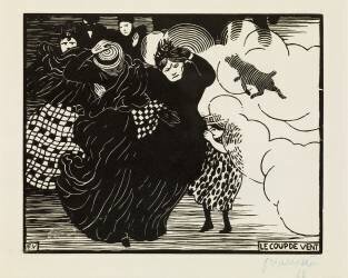 The Gale (Félix Vallotton) - Muzeo.com