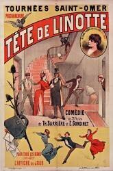 Tournées Saint-Omer. Prochainement Tête de linotte : comédie en 3 actes de th. Barrière et E. Gondinet... (anonymous) - Muzeo.com