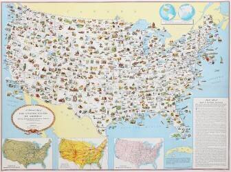 USA, Bilderlandkarte (anonymous) - Muzeo.com