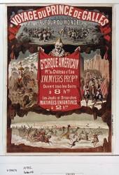 Voyage du prince de Galles autour du monde. Gd Cirque américain. Place du Château d'Eau... (anonymous) - Muzeo.com
