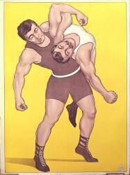 Wrestling (anonymous) - Muzeo.com