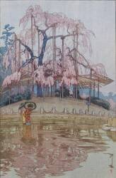 Yozakura in rain (Hiroshi Yoshida) - Muzeo.com