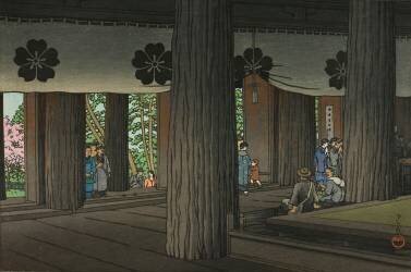 Zao Hall, Yoshino (Hasui Kawase) - Muzeo.com