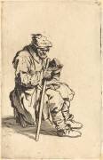 Beggar Eating (Jacques Callot) - Muzeo.com