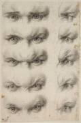 Etudes d'yeux humains (Charles Le Brun) - Muzeo.com
