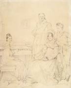La famille Stamaty (Jean-Auguste-Dominique Ingres) - Muzeo.com