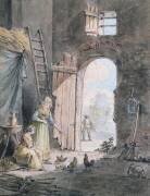 Rural Family (Hubert Robert) - Muzeo.com