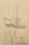 Ships (Caspar David Friedrich) - Muzeo.com