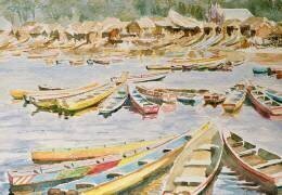 Fishing harbour (Wilson Clive) - Muzeo.com
