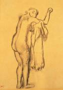 Bather Drying Herself (Edgar Degas) - Muzeo.com
