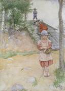 By the cellar (Carl Larsson) - Muzeo.com