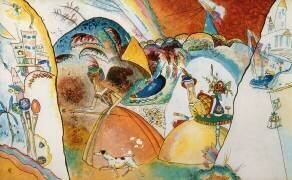 Crinoline Ladies (Wassily Kandinsky) - Muzeo.com