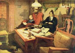 Evening Light (Carl Larsson) - Muzeo.com
