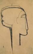 Head in Profile (Amedeo Modigliani) - Muzeo.com