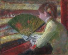In the Loge (Mary Cassatt) - Muzeo.com