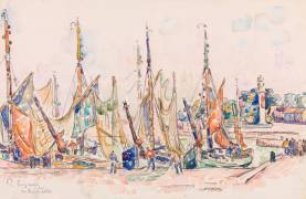 La Rochelle: Boats (Paul Signac) - Muzeo.com
