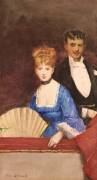 Lady with Fan (Jean Béraud) - Muzeo.com