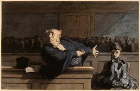 Le Défenseur (Honoré Daumier) - Muzeo.com