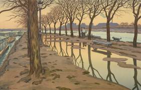 L'Ile aux cygnes (Henri Rivière) - Muzeo.com