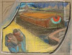 Men Towing a Barge (Henri-Gabriel Ibels) - Muzeo.com