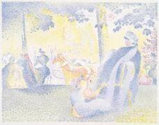 On the Champs-Élyseés (Henri-Edmond Cross) - Muzeo.com
