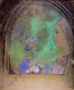 Tête de femme (Odilon Redon) - Muzeo.com