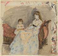 The Artist's Sister (Berthe Morisot) - Muzeo.com