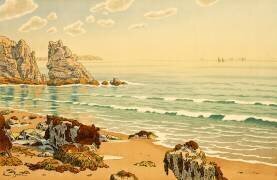 The Beach (Henri Rivière) - Muzeo.com