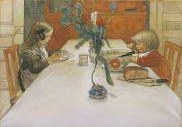 The Evening Meal (Carl Larsson) - Muzeo.com