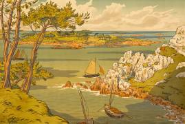 The island (Henri Rivière) - Muzeo.com
