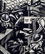 The machine-gun (Christopher Nevinson) - Muzeo.com