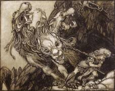 The Twelfth Labour of Hercules (Arthur Rackham) - Muzeo.com
