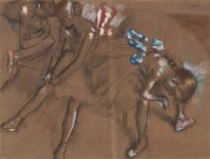 Three Dancers Resting (Edgar Degas) - Muzeo.com