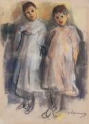 Two little Girls (Max Liebermann) - Muzeo.com