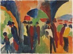 Under Thun Arcades (August Macke) - Muzeo.com