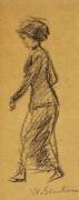 Woman Walking (William James Glackens) - Muzeo.com
