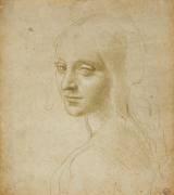 Maiden's face (Leonardo da Vinci) - Muzeo.com