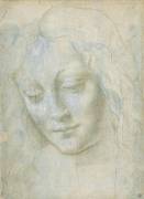 Tête de femme (Leonardo da Vinci) - Muzeo.com