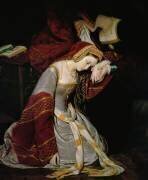 Anne Boleyn dans la tour, détail (Edouard Cibot) - Muzeo.com