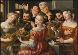 A Merry Company (Jan Massys) - Muzeo.com
