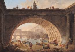 A Port (Hubert Robert) - Muzeo.com
